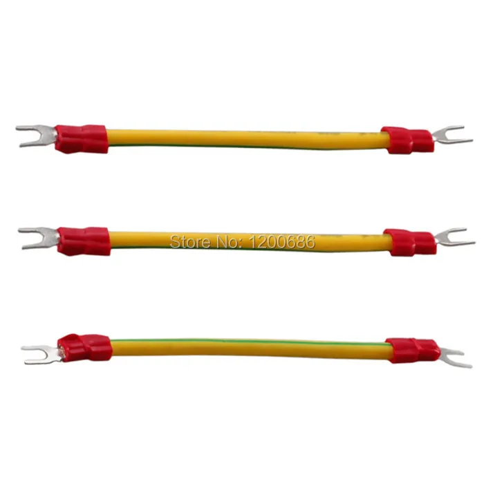 10CM 16AWG 4.2 U 4.2MM 3 5 6 pith Shape SV2-4S Insulated Fork Spade Electrical Crimp Terminal wire harness