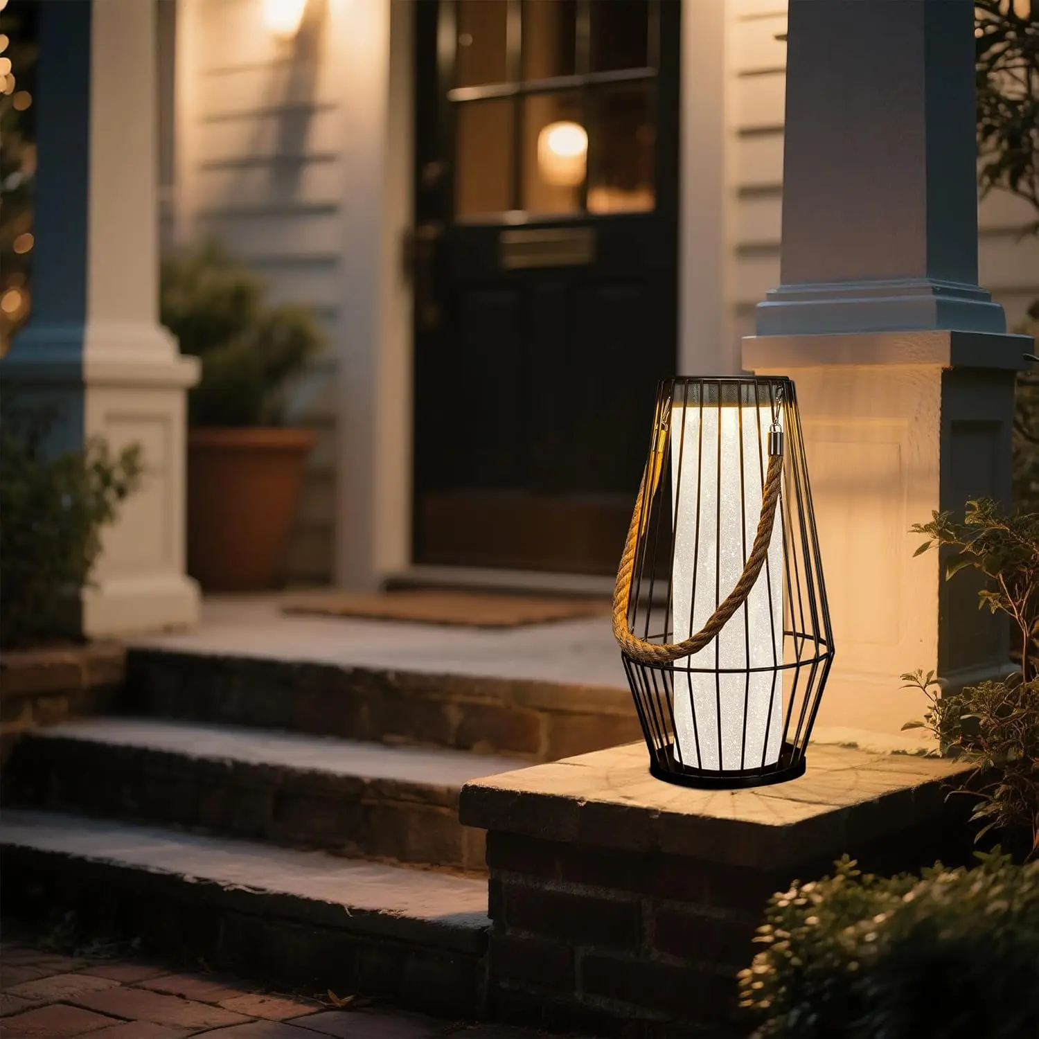 

Большие солнечные фонарики, уличные водонепроницаемые металлические подвесные светильники для патио, сада, двора, декора