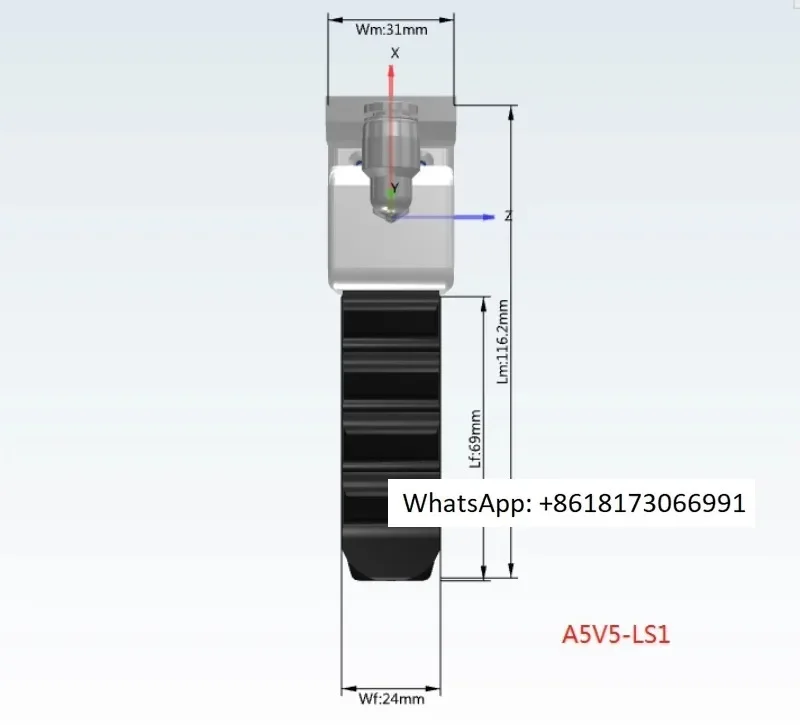フレキシブルグリッパーメカニカルアーム吸引ノズルアクセサリー治具吸引カップエアクロー高温耐性