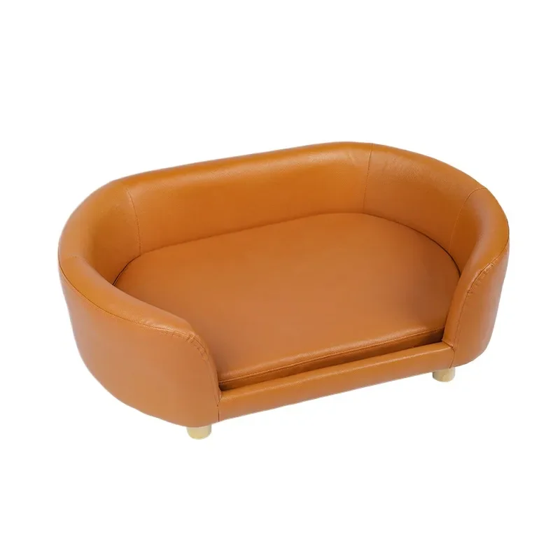 Hot Sale PU Leather Pet Sofa For Large Dog Comfortable Nest Beds