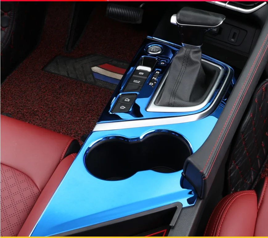 For Changan Eado Plus 2020 2021 2022 2023 Accessories Central Control Stickers Decoration Car Interior Details Cup Holder Cover