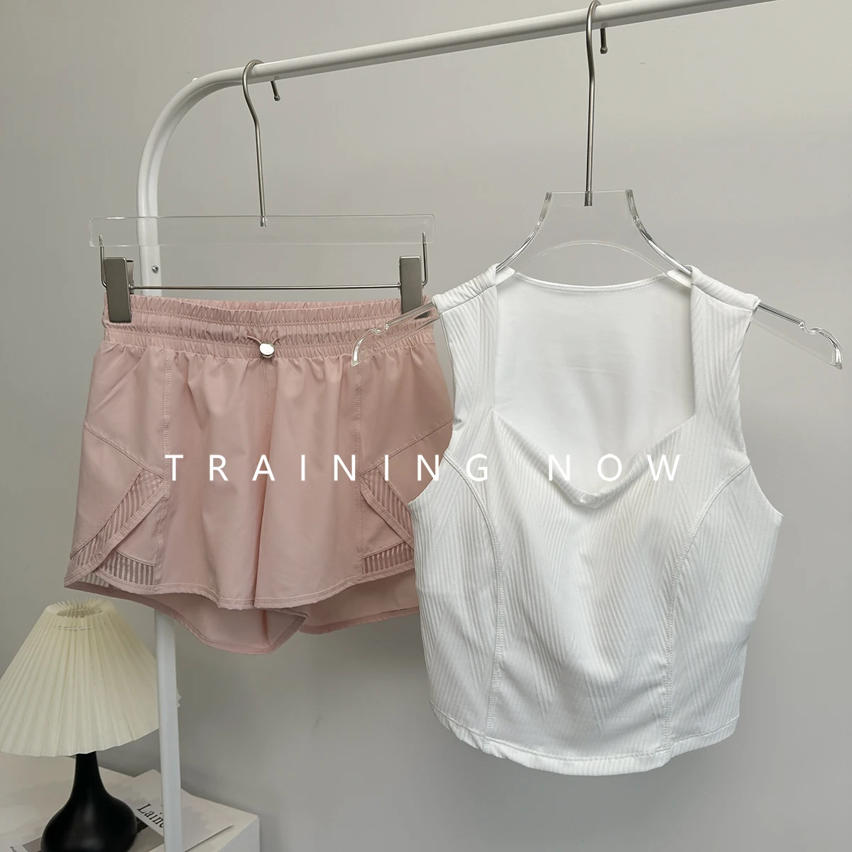 

Running training suit for women in summer high-value yoga vest professional sports quick-drying fitness shorts