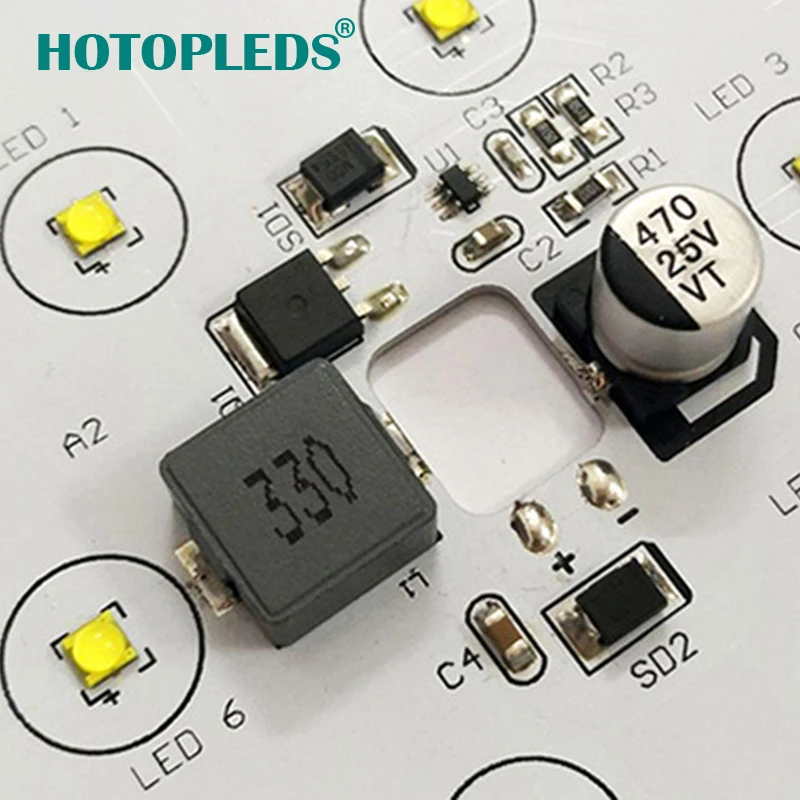 Module de carte de pilote LED Sunshine modifié pour voiture, source de lumière LED pour moto, DC 12V, 24V