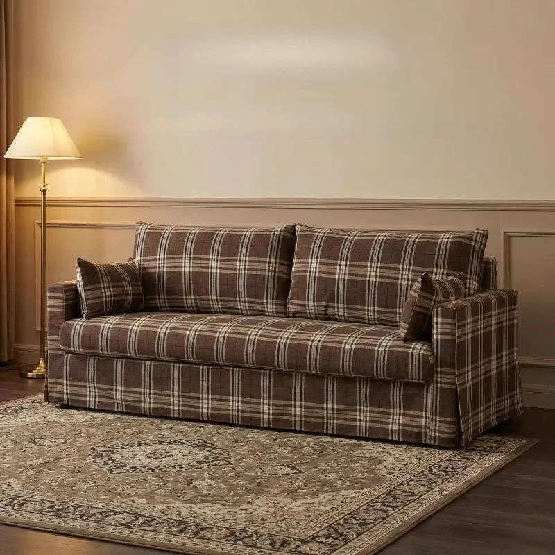 Comfortable Classic Minimalist Living Room Sofas Soft Relax Cushion Pattern Sofa Luxury French Adults Home Furniture Accessories