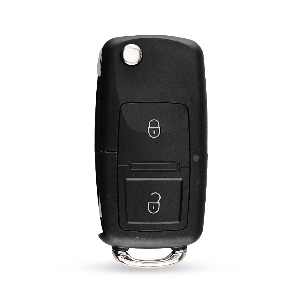 KEYYOU 2 Buttons Flip Remote Car Key Fob For VOLKSWAGEN VW Golf 4 5 Passat b5 b6 polo Touran 434MHz ID48 Chip 1J0 959 753 AG