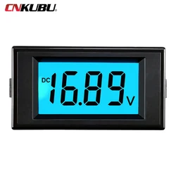 D69-30 DC Voltmeter Digital Display DC12V24V72V100V LCD Meter Head Two Wires Direct High Precision Low Power Consumption