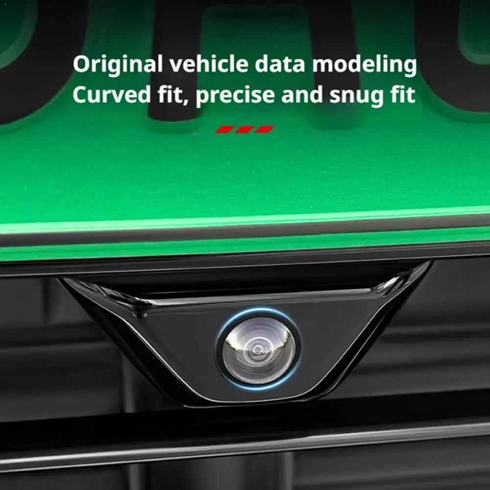 1set Car Front And Rear Camera Lens Protectors Vehicle Imaging Lens Protection Devices Front Bumper Camera Lens Guard