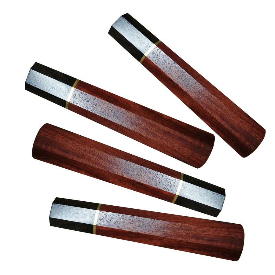 1 Piece Japanese Style Octagonal Wood Knife Handle Japanese Cattle Knife Handle DIY Kitchen Making Fish Raw Knife Handle