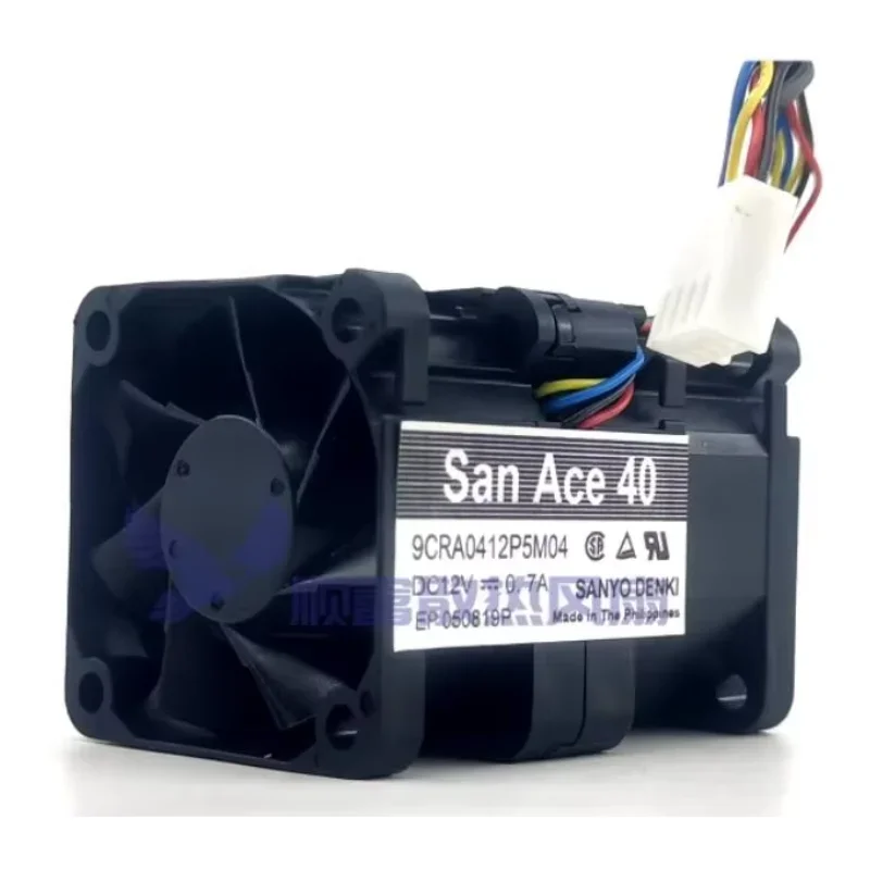 

Ltsf For Sanyo Denki 9CRA0412P5M04 DC 12V 0.7A 40x40x56mm Server Cooling Fan 4cm
