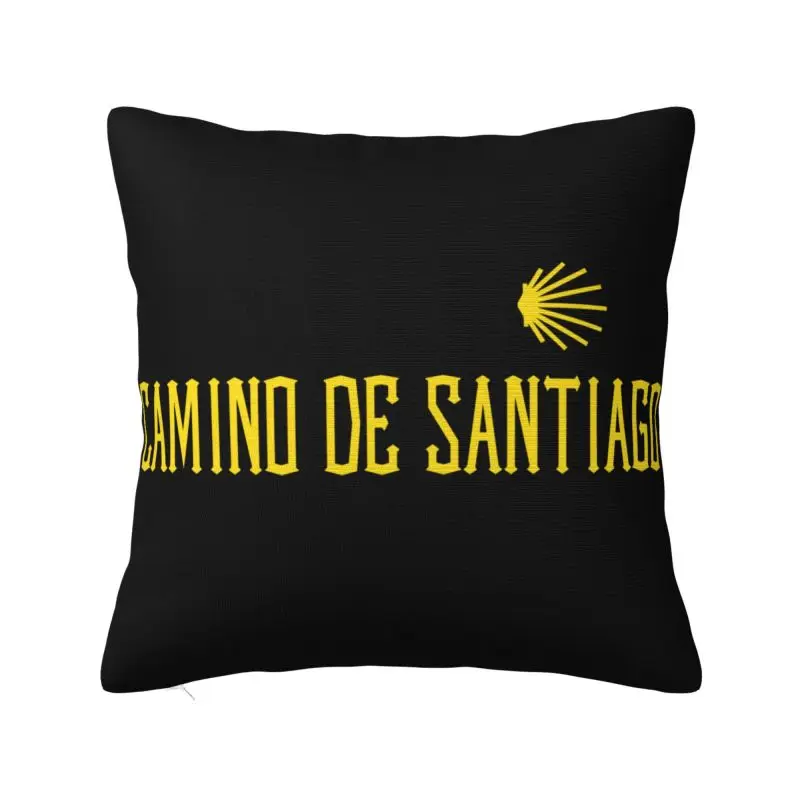 Custom Camino De Santiago Compostela Peregrino Modern Throw Pillow Cover Cushions Cover for Sofa