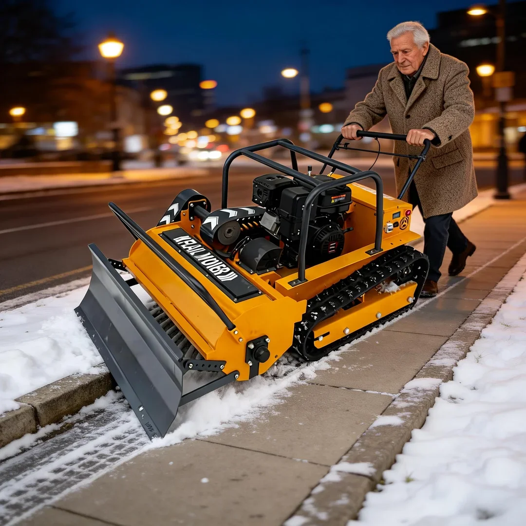 

Customized Farmland Bush Flail Lawn Mower - 800-1200mm Cutting Width Tracked Powerful Slope Orchard Weeding Tool