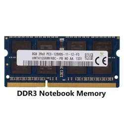 Memoria RAM DDR3 SODIMM para portátil, 4GB, 8GB, 1066MHZ, 1333MHZ, 1600MHz, 1866MHZ, SODIMM, 1,5 V, PC3-12800S, no ECC, azul, novedad