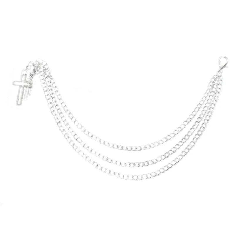 

Crosses Shoe Chain Accents Sturdy Alloy Decoration for Daily Use