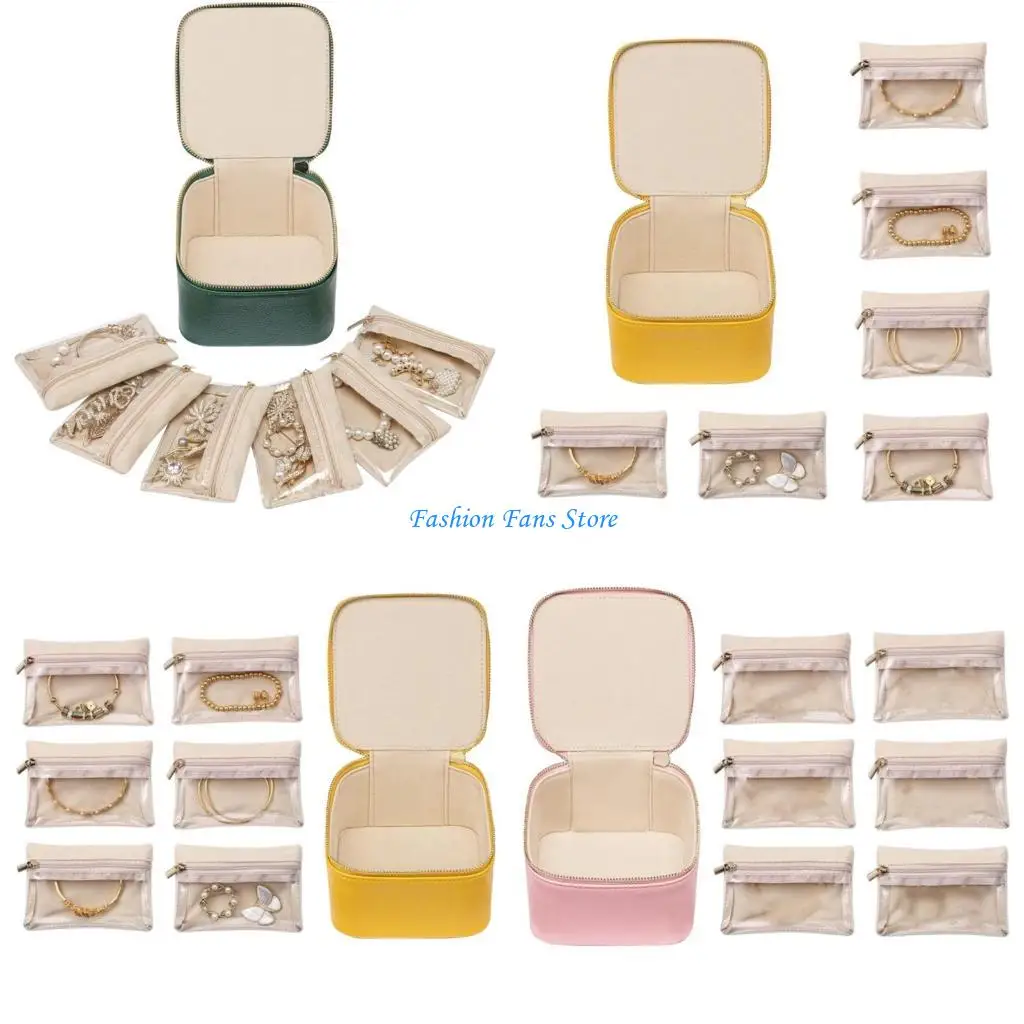 

Jewelry Case with 6 Compartments Small Jewelry Display Box Stylish Jewellery Elegant Gift for Women