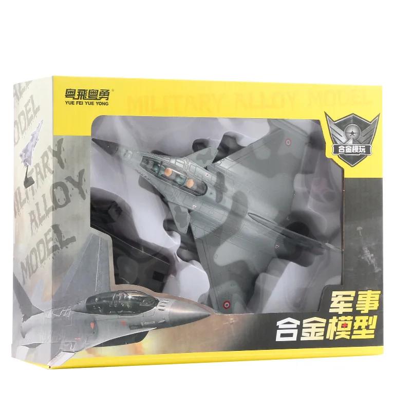 Alloy Fighter Model Toy com Retorno Força, Aviação, aviões militares, Presente ornamento, F546