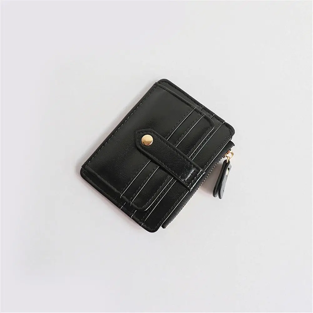 

Unisex PU Leather Solid Slim Business Purse Credit ID Card Holder Money Case Leather Wallet