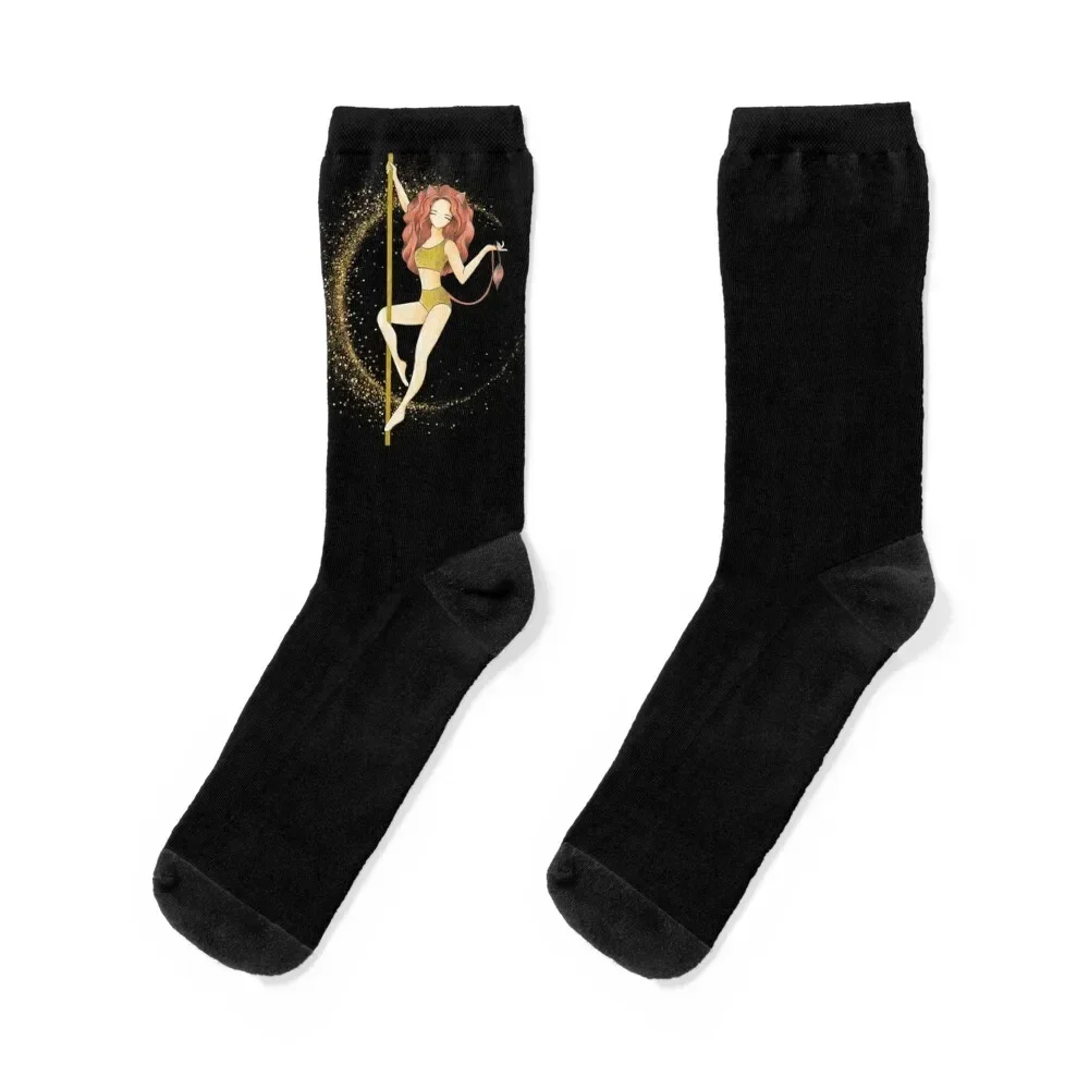 POLE DANCE “LION/LEO” Socks colored Stockings Hiking boots Socks Girl Men's