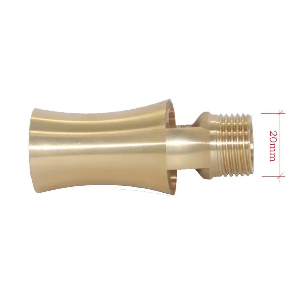 Brass Water Spray Nozzle DN15 Garden Fountain Head Decorative Source for Outdoor Public Area