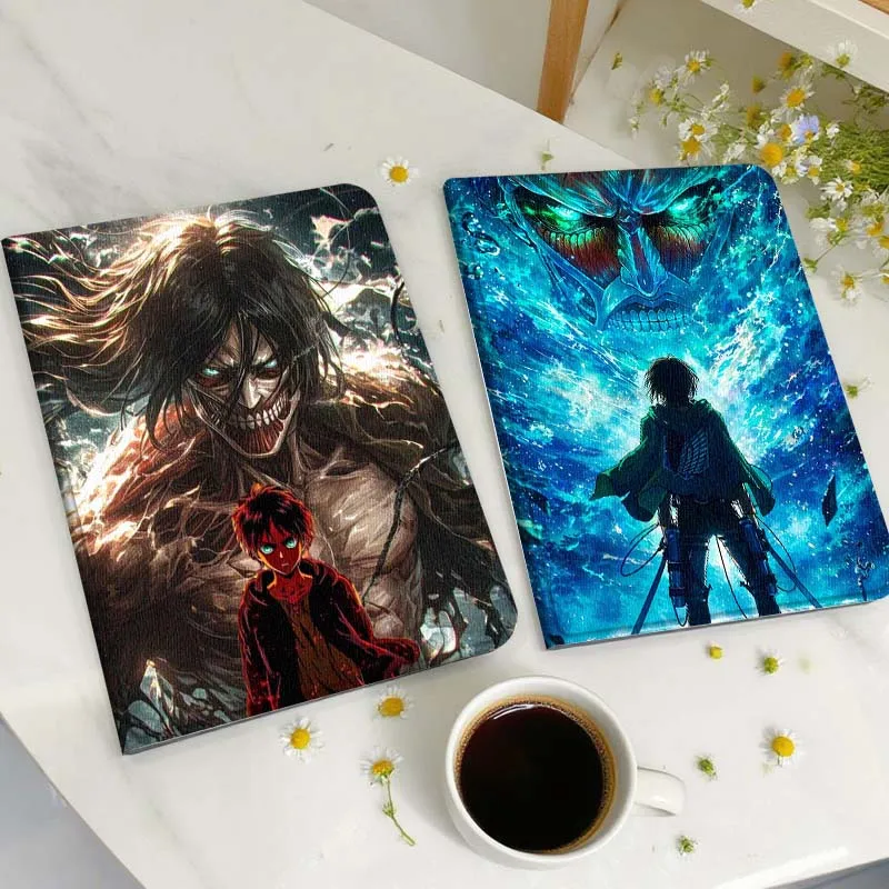 

A-Attacks on Titans Pattern Tablet Case For Samsung Galaxy Tab A A7 A8 A9 A11 S6 S11 Lite Plus 10.1 10.4 10.5 Inch