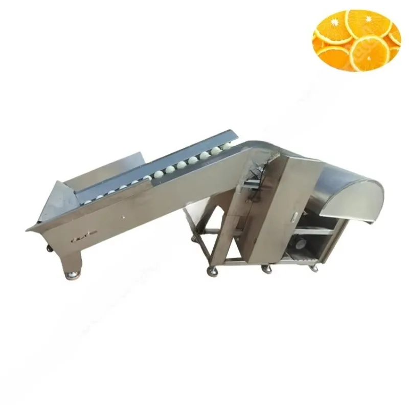 Customized Fruit Slicing Cutting Machine Automatic Lemon Slicing Equipment
