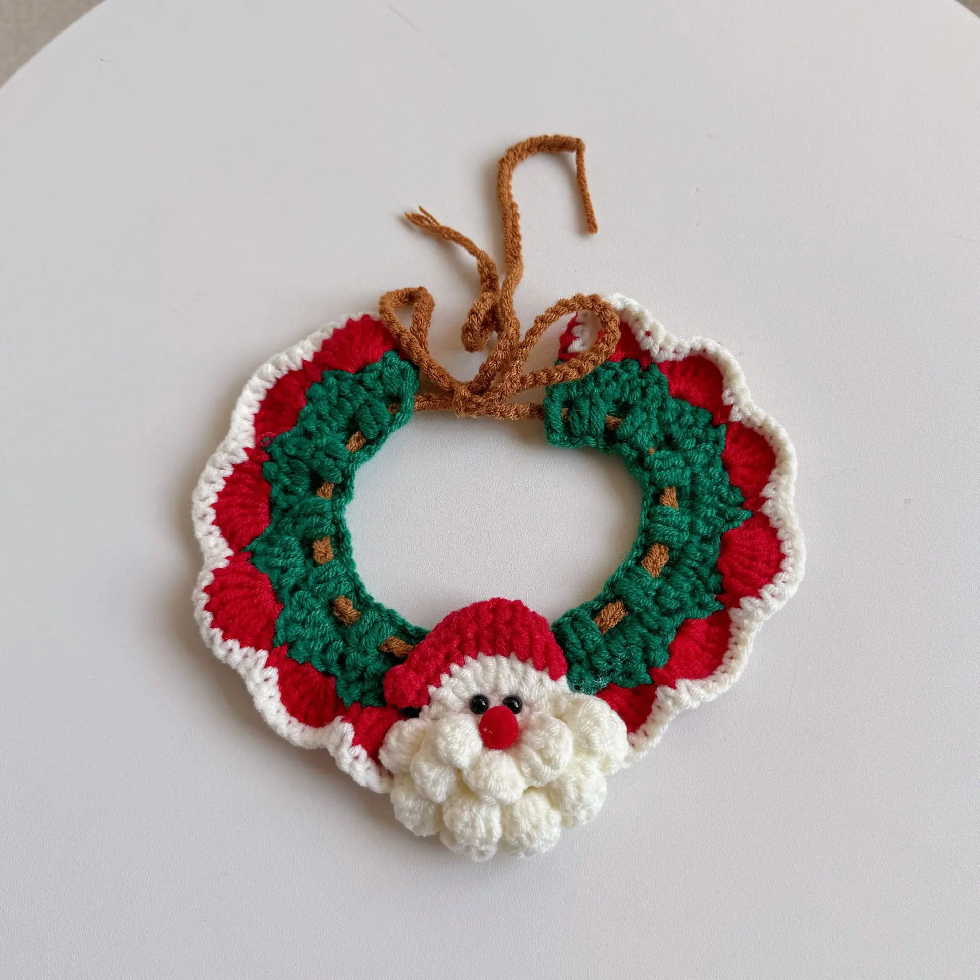 

Cloududa Pet Collar Cats Clothing Christmas Pet Scarf Cute Sweet Christmas Decor Bow Cat Costume Cats Accessories