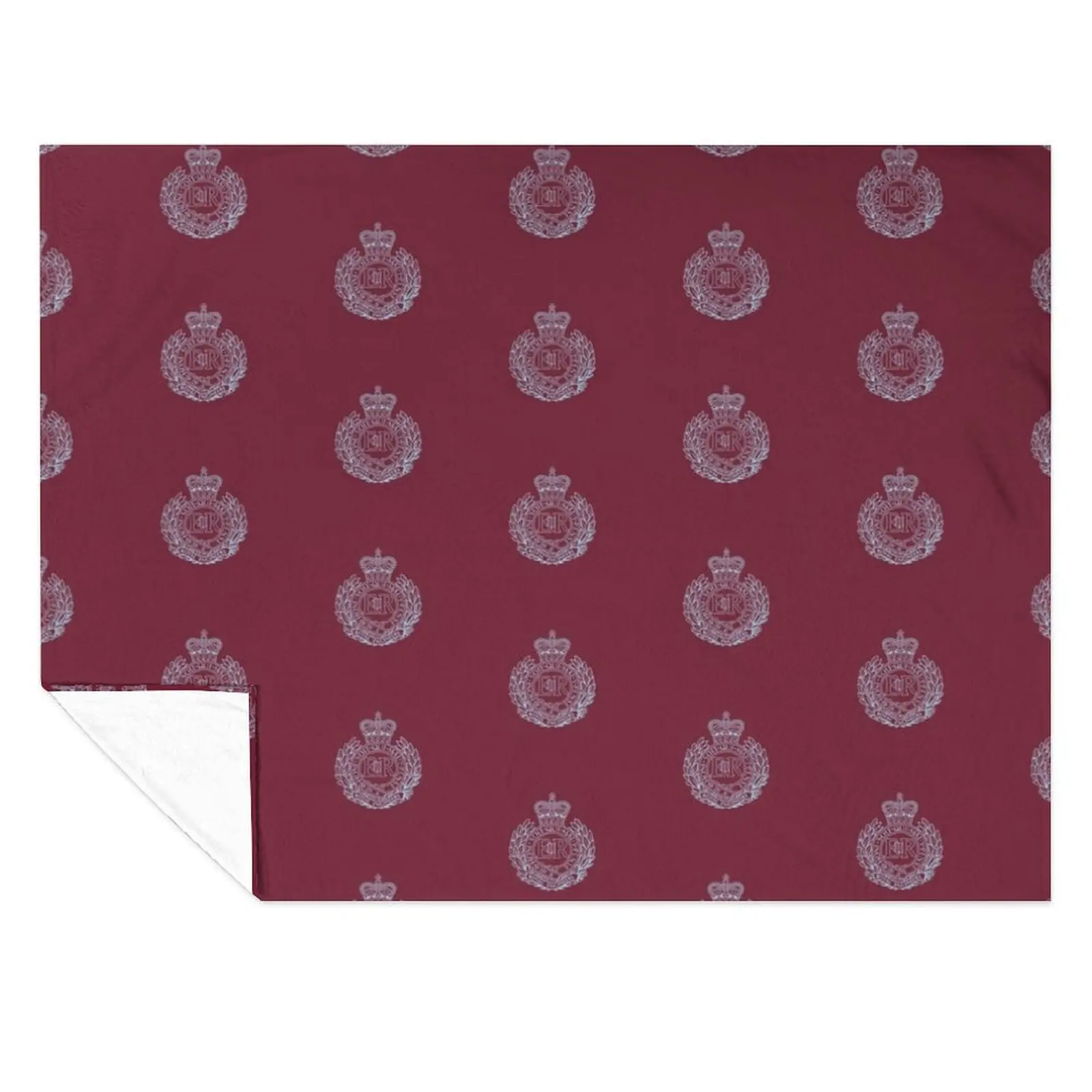 

Royal Engineers Cap Badge - Airborne Throw Blanket Sofas wednesday Custom Blankets
