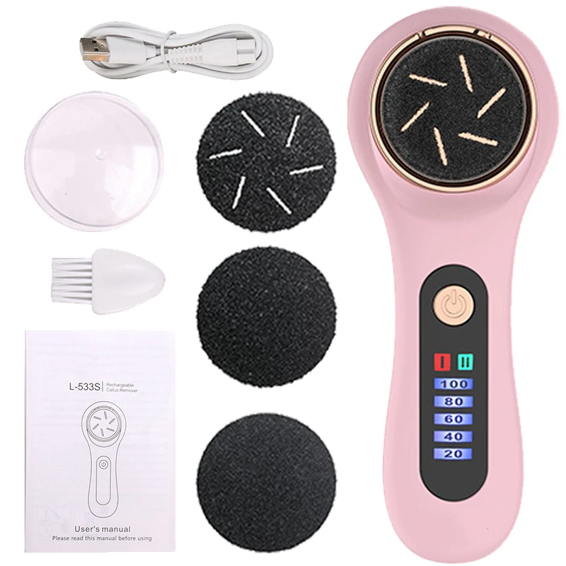 Electric Callus Remover for Feet,Rechargeable Electronic Foot File Pedicure Tools,Professional Waterproof Foot Scrubber File