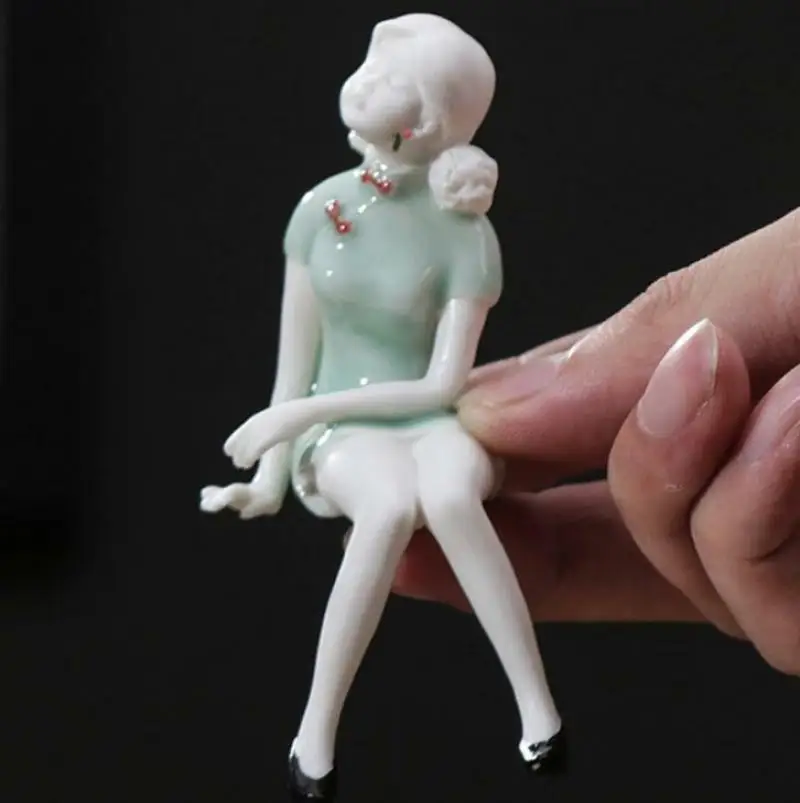 3.9"China Celadon P…