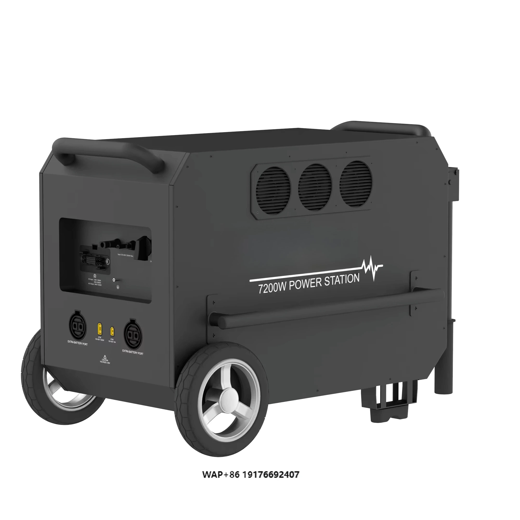 Generator 7200W/9792Wh With UPS Function and LiFePO4 Battery Dual-voltage Off-grid Solar Energy Portable Power Station