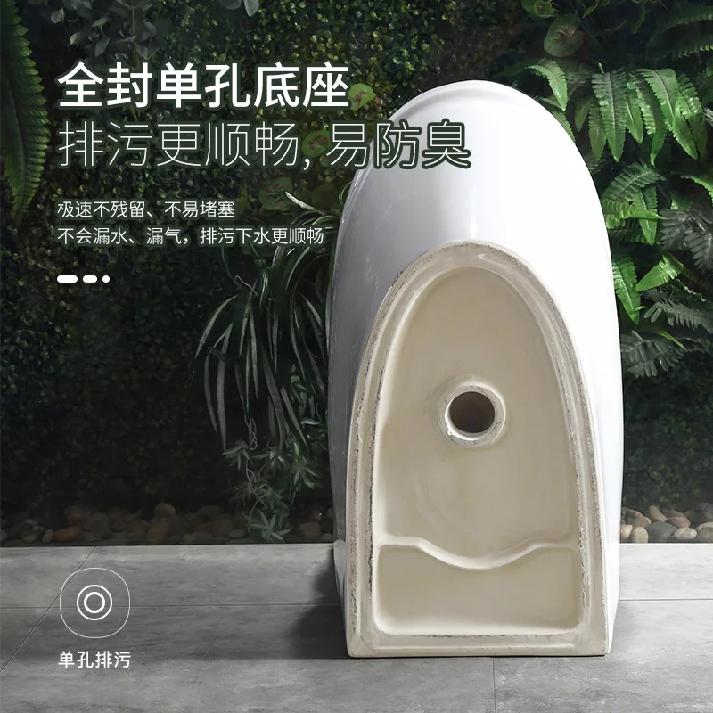 Anti-freeze Crack Toilet, Double-layer Deodorant Toilet, Ordinary Toilet, Large Pipe, Large Nest Mouth, Conjoined Single Hole To