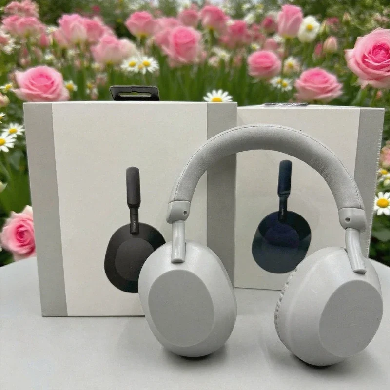 Écouteurs Bluetooth sans fil sur l'oreille WH1000XM5 avec son stéréo, adaptés au sport et aux jeux