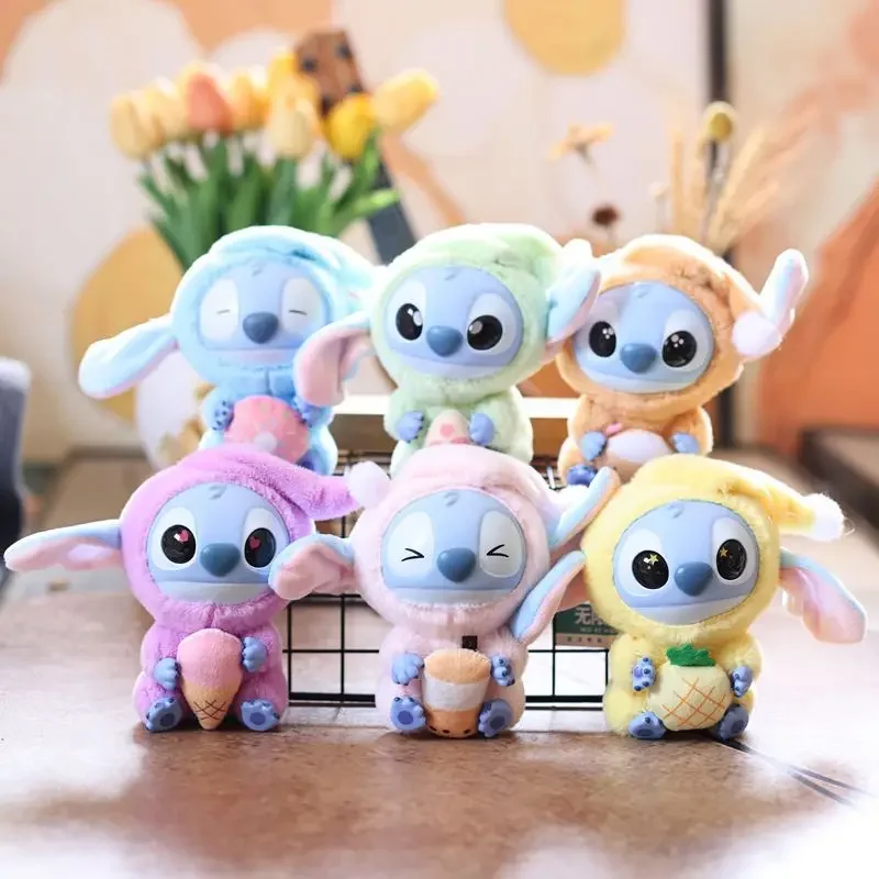 

Disney Stitch плюшевая игрушка Kawaii Lilo & Stitch брелок кукла закуска перед кроватью серия рюкзак кулон подарок на день рождения и Рождество