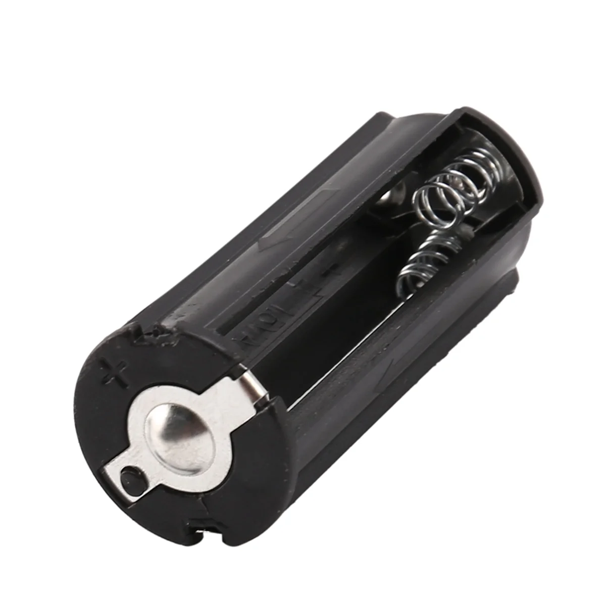 ABKM 2Pcs Black Battery Holder for 3 x 1.5V AAA Batteries Flashlight Torch