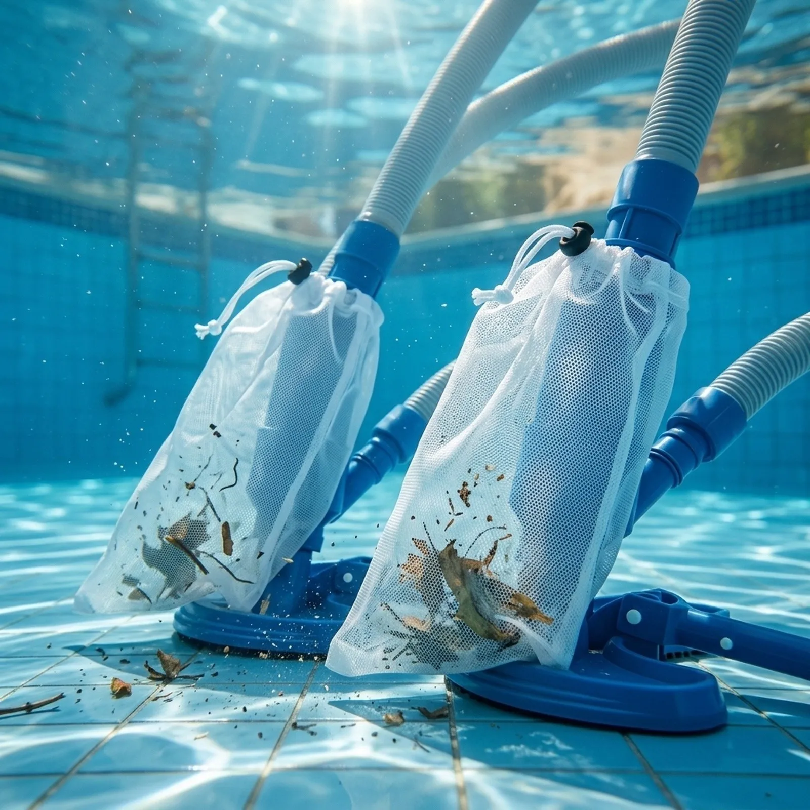 Accessories Vacuum Suction Bag Mesh Bag Cleaner Bags Fine Mesh Jet Suction Head Leaf Picker Swimming Pool With for zip