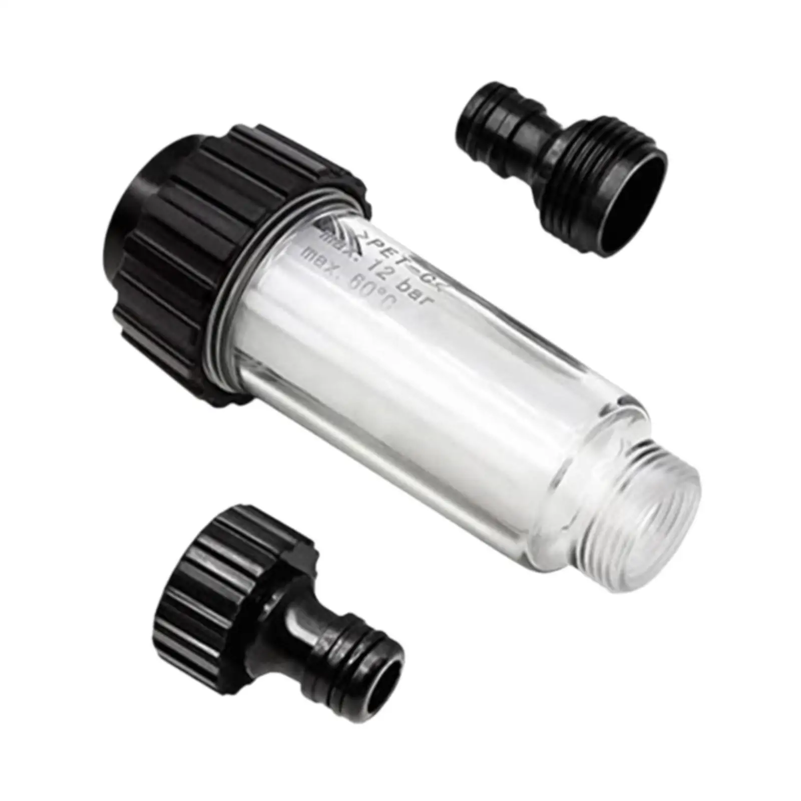 Garden Water Sprayer Inlet Filter 3/4 Inch PP Plastic High Pressure Washer Water Filter for Home and Car Washing