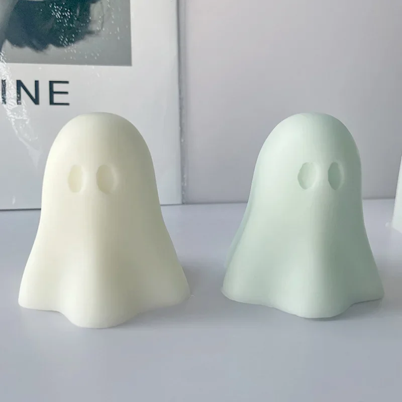 

Halloween Ghost Scented Candle Silicone Mold DIY Handless Candle Mold