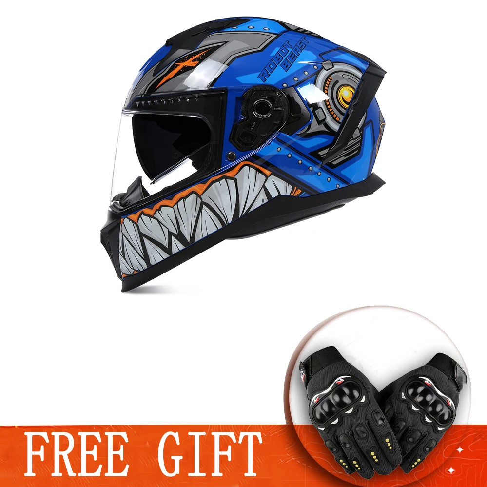 

Full Face Helmet Motorcycle Casco Moto Motocross Riding Racing Helmet Off Road Capacete Moto Casque Casco ECE DOT Approved Moto