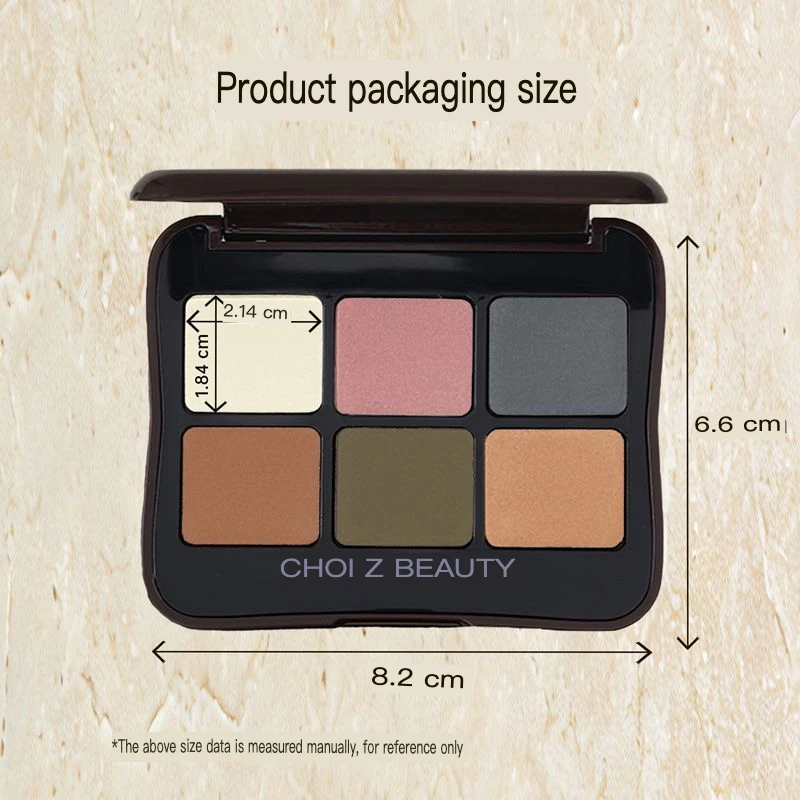 CHOIZ BEAUTY New Formula Six-Color Matte Eyeshadow Palette Talc-Free Launch