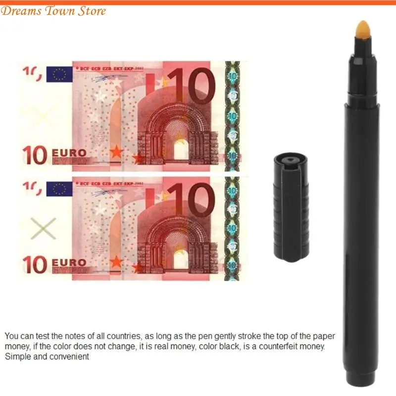 HX6A Banknote Contraffatto Money Detector Pen Marke Fake Dollar Bill Valuta Tester