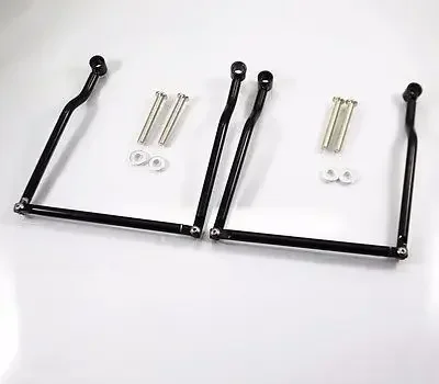 Motorcycle Black Saddle bag Support Bars Mounts Bracket Cruiser Chopper Rebel Shadow Vulcan