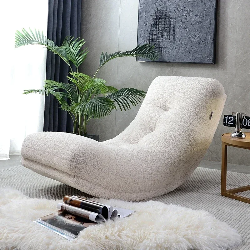 Lazy Fabric Couch Recliner L Shaped Cozy White Living Room Floor Sofa Upholstered Individual Luxury Moveis Para Casa Home Items