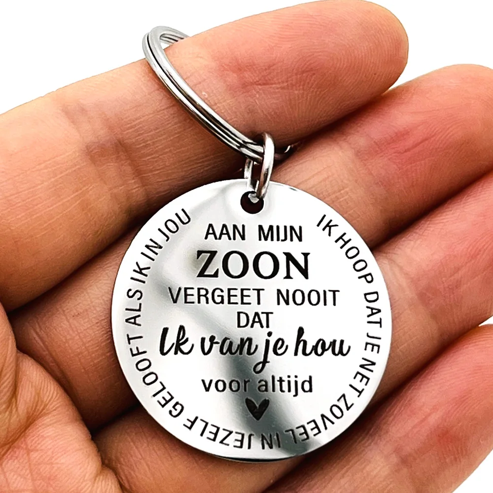 Dutch Language Keychain Graduation Gift for Son Daughter Inspirational Gift Best Gift Idea for Son Daughter Birthday Gifts