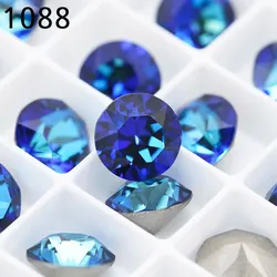 NEW Genuine Crystals from Austria 1088 XIRIUS Chaton For Nail Art DIY Earrings Jewelry Pointed Back Foiled Rhinestone Strass