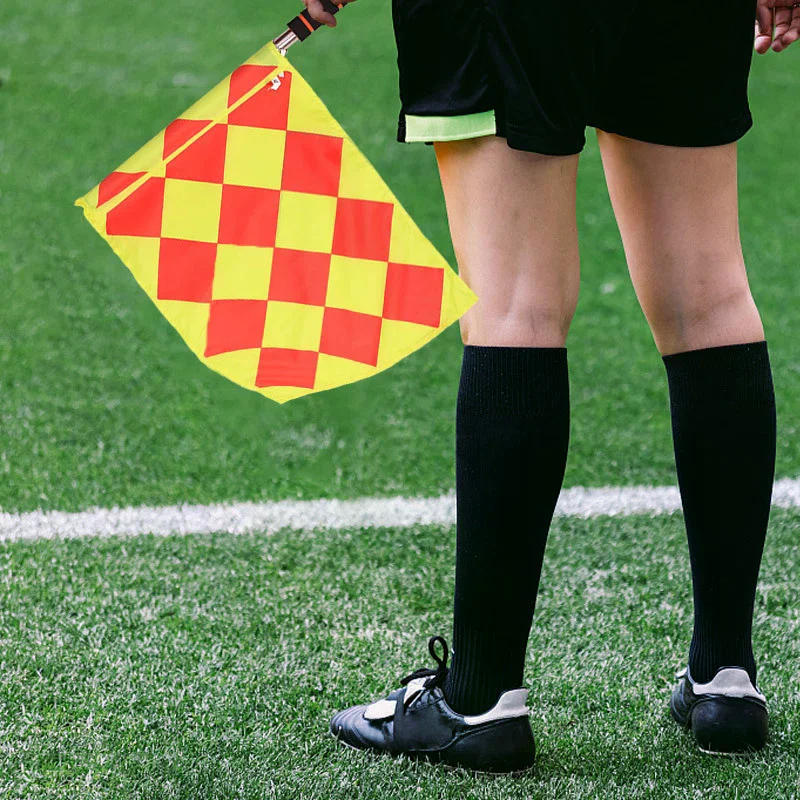

2pcs/set World Soccer Referee Flag Fair Play Sports Match Football Linesman Europe Flags Referee Equipment