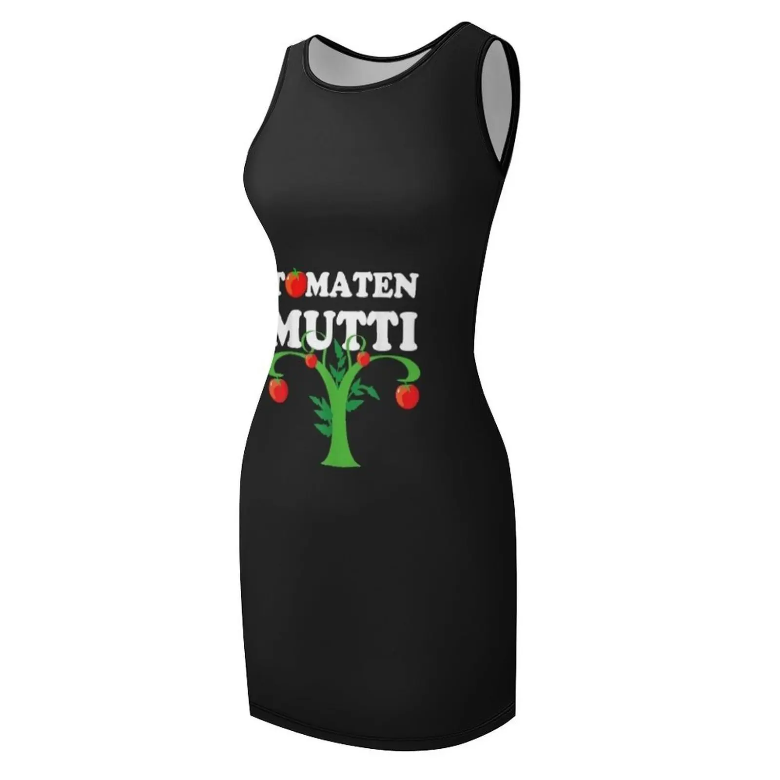 เสื้อยืดลายมะเขือเทศสุดฮา เหมาะเป็นไอเดียของขวัญ เสื้อยืดแขนกุด ชุดเดรสฤดูร้อน ชุดสตรีฤดูร้อน 2025