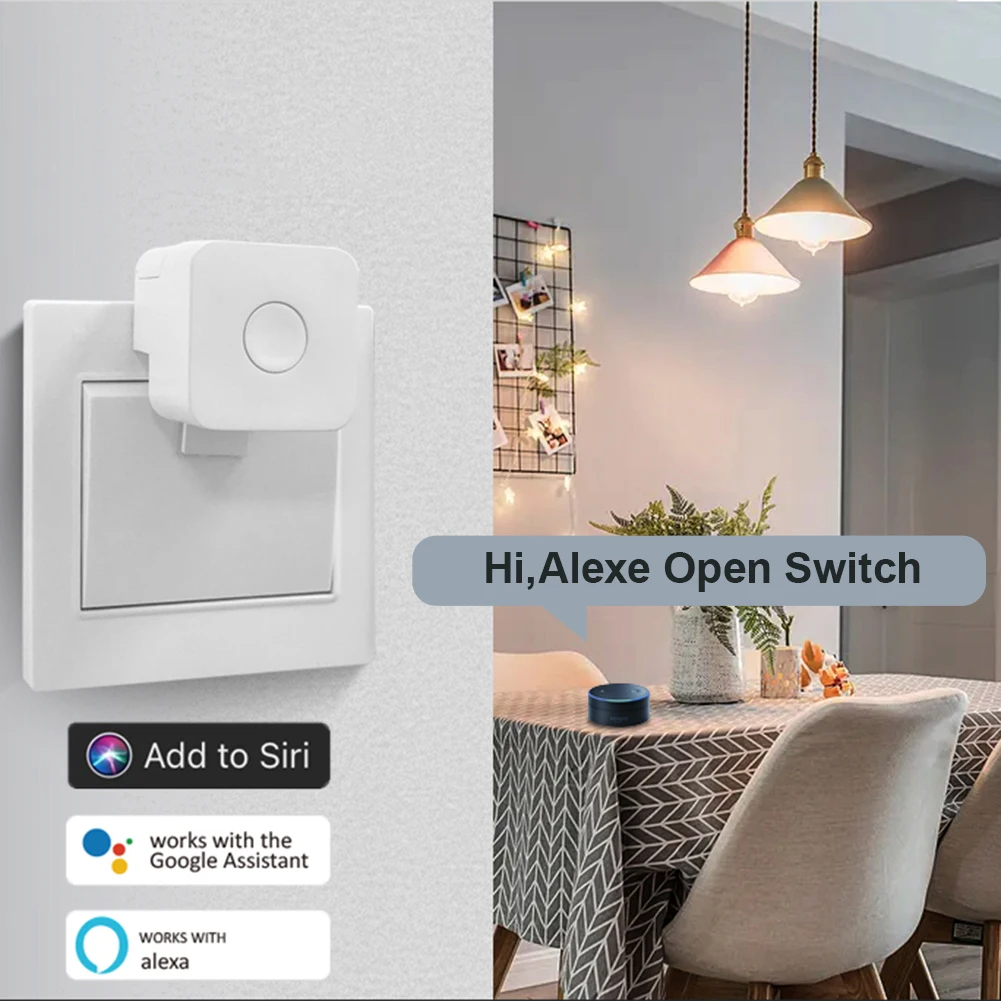 BT Fingerbot-Robot de doigt intelligent, bouton de commutation sans fil, Bot poussoir, fonctionne avec Andrea Voice Control pour Alexa Google Home