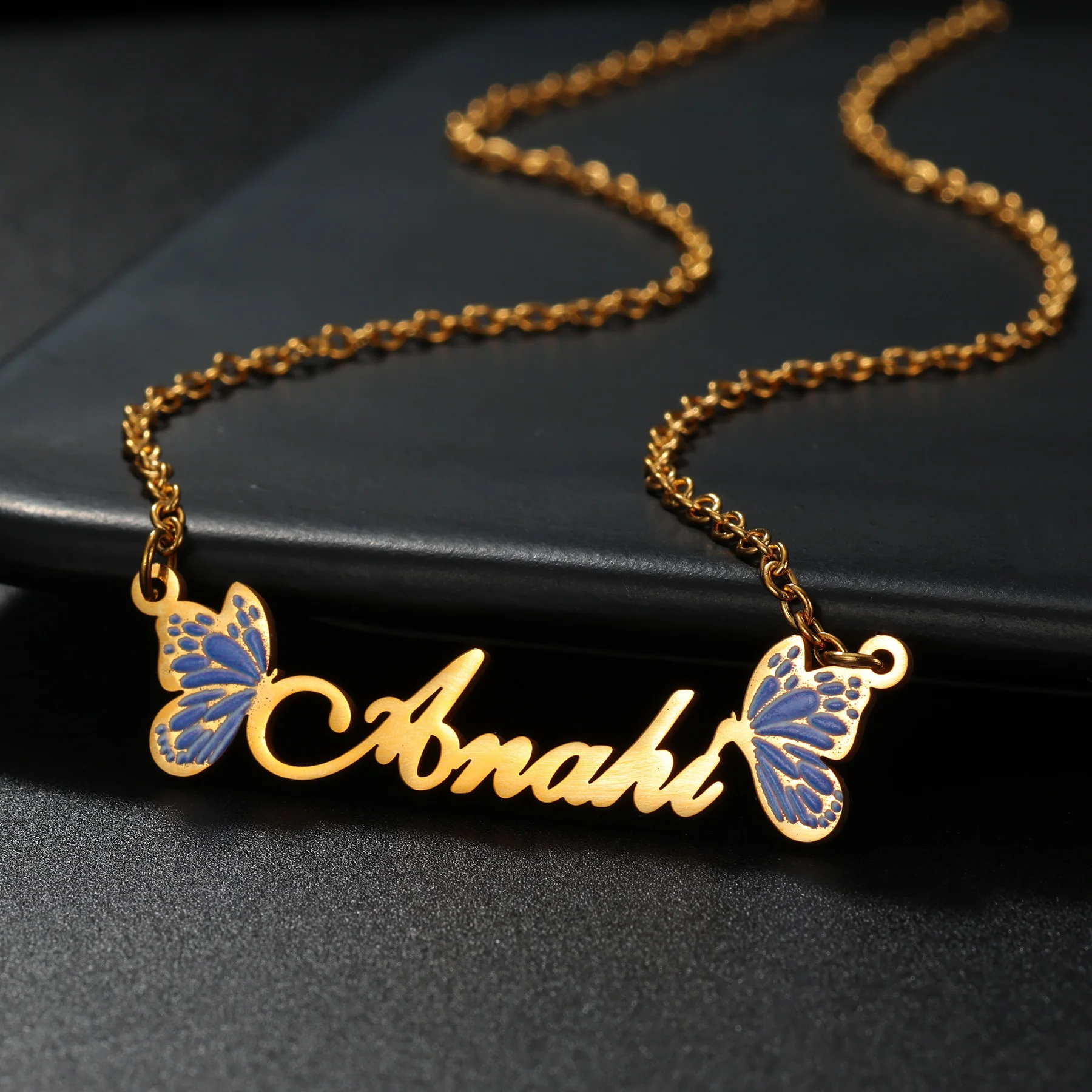Atoztide Custom Name Necklace  - Birth Flower Necklace review and price