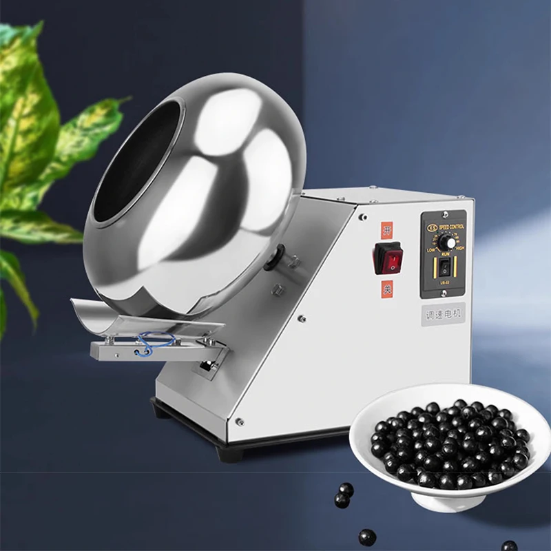 Automatic 1-3KG Chocolate Coating Machine Sugar Coating Peanut Coating Pills Polishing Coating Machine 110V 220V