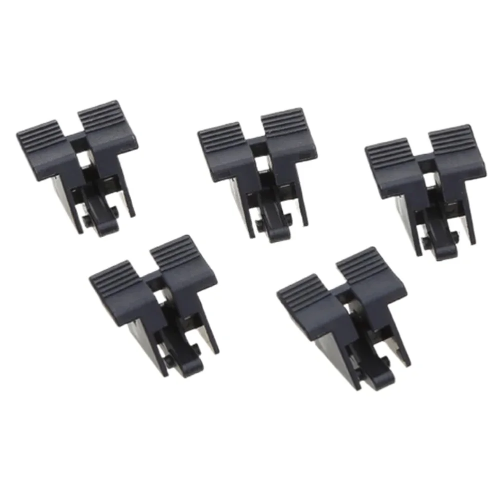 5 pçs computador desktop mainboard pcie x16 soquete substituição com clipe de fixação rabo de peixe pcie x16 soquete slot soquete substituição