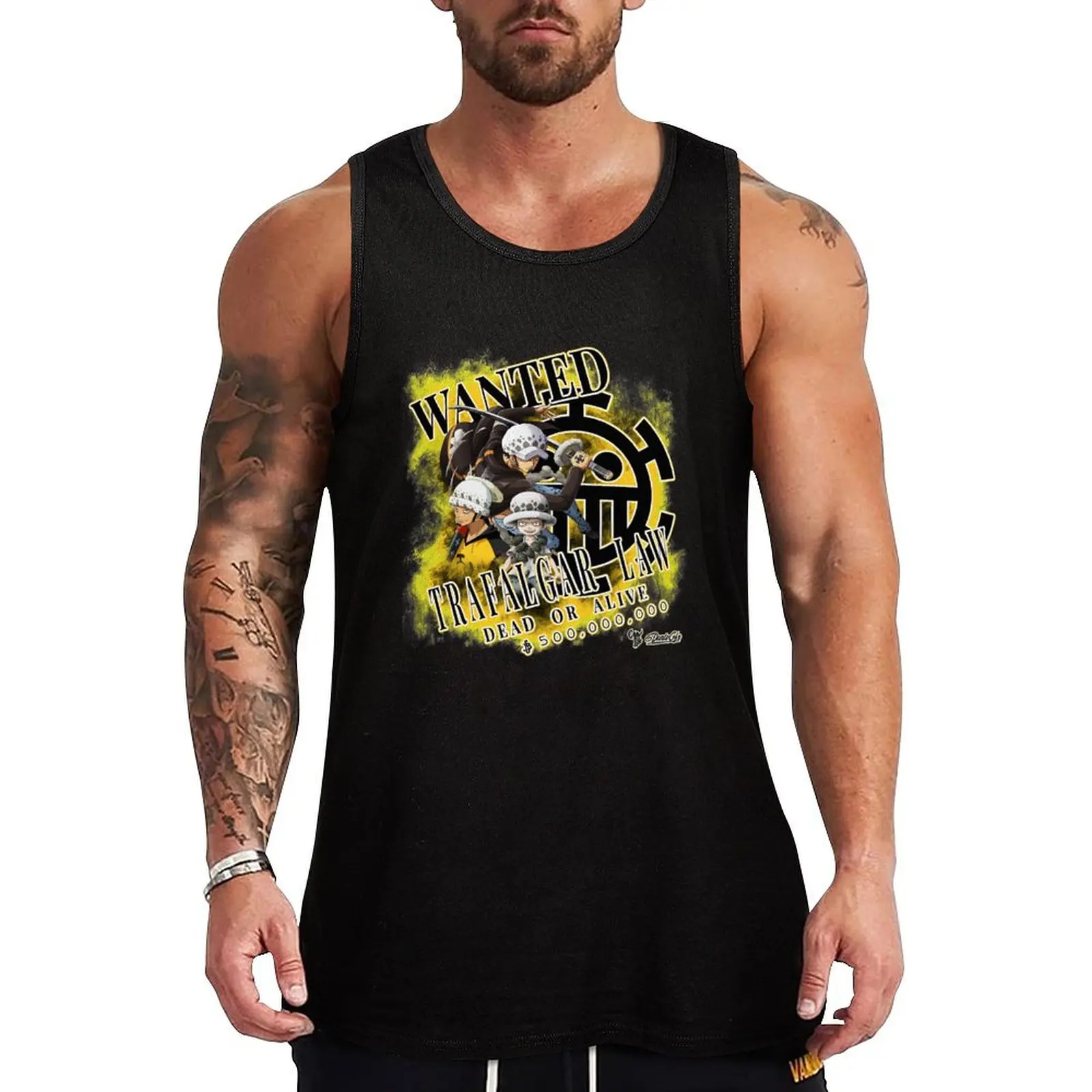 Gift For Men Wanted Law Gifts Movie Fans Tank Top bodybuilding man anime gym bodybuilding t-shirt